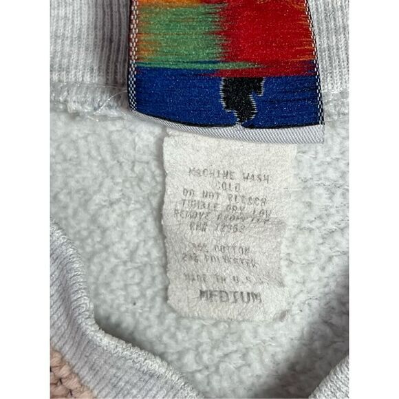 Vintage 90s Midwest Embroidery Indiana Hoosiers Sweater - Picture 5 of 7